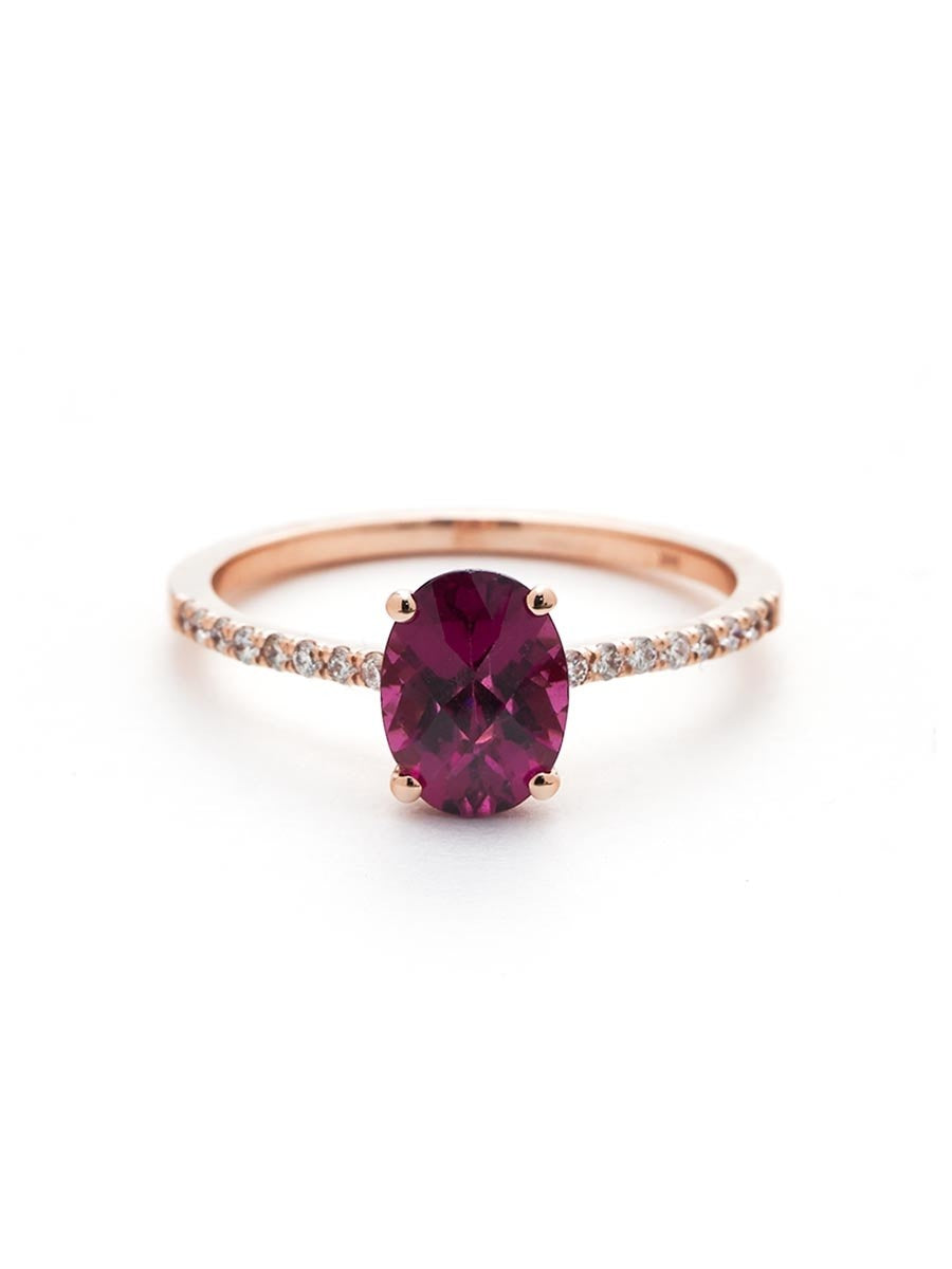 Sarah Michiko, Oval Garnet ring