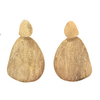 Yaf Sparkle, Statement Pebble Earrings