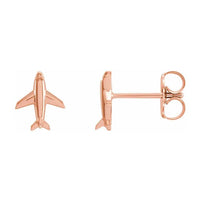 Yaf Sparkle, Airplane Gold Earrings