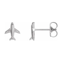 Yaf Sparkle, Airplane Gold Earrings