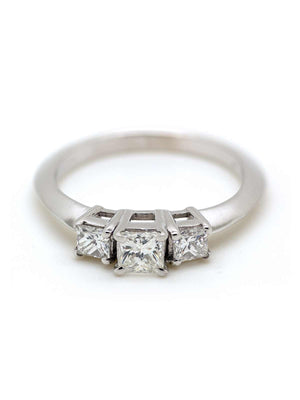 Yaf Sparkle, Princess Cut Diamond Engagement Ring