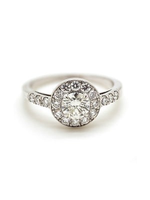 Yaf Sparkle, Round Brilliant Cut Diamond Ring