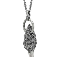 John Varvatos, Raven Necklace with Black Diamonds
