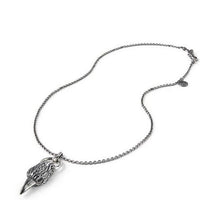John Varvatos, Silver Raven Necklace