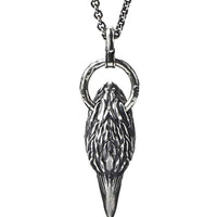 John Varvatos, Silver Raven Necklace