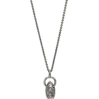 John Varvatos, Silver Raven Necklace