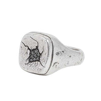 John Varvatos, Signet Ring with Black Diamonds