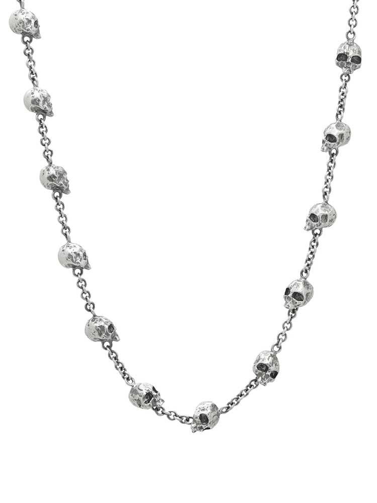 John Varvatos, Skull Station Necklace