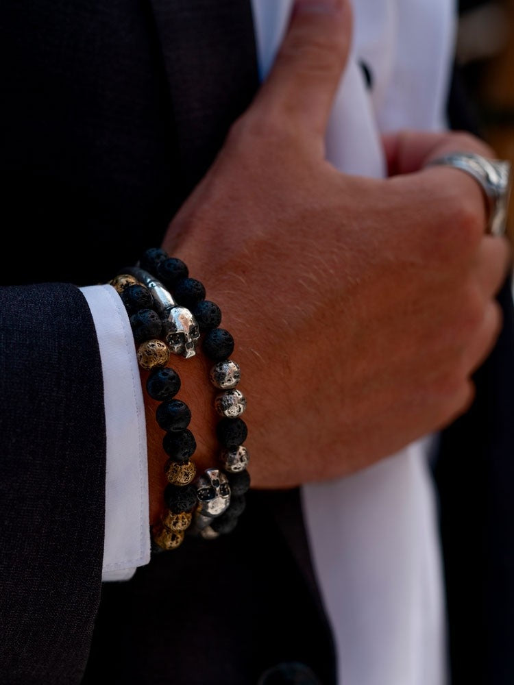 John Varvatos, Silver Skull Cuff