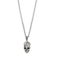 John Varvatos, Sterling Silver Artisan Metals Skull Pendant