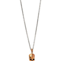 John Varvatos, Sterling Silver Artisan Metals Skull Pendant