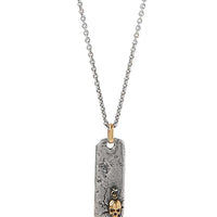 John Varvatos, Skull Dog Tag Necklace