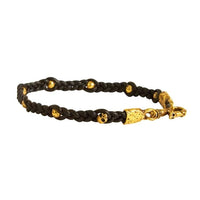 John Varvatos, Brass Beads Woven Bracelet