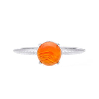Sarah Michiko, Carnelian Solitaire Ring