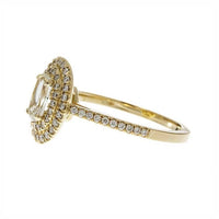 Sarah Michiko, Oval Double Halo Engagement Ring