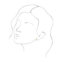 Yaf Sparkle, 14K Starburst Earrings