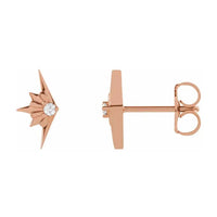Yaf Sparkle, 14K Starburst Earrings