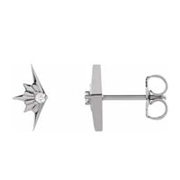 Yaf Sparkle, 14K Starburst Earrings