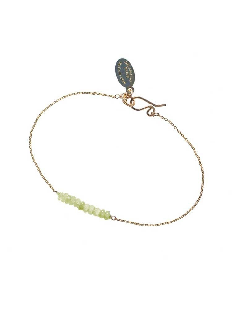 Delanacre, Green Tourmaline Bracelet