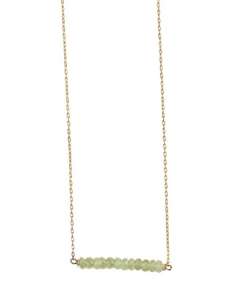 Delanacre, Green Tourmaline Necklace
