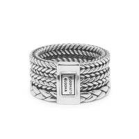 Buddha to Buddha, Triple Mini Silver Ring