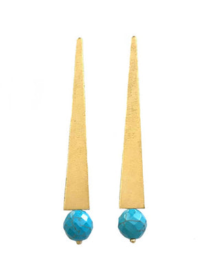 Yaf Sparkle, Gemstone Statement Earrings