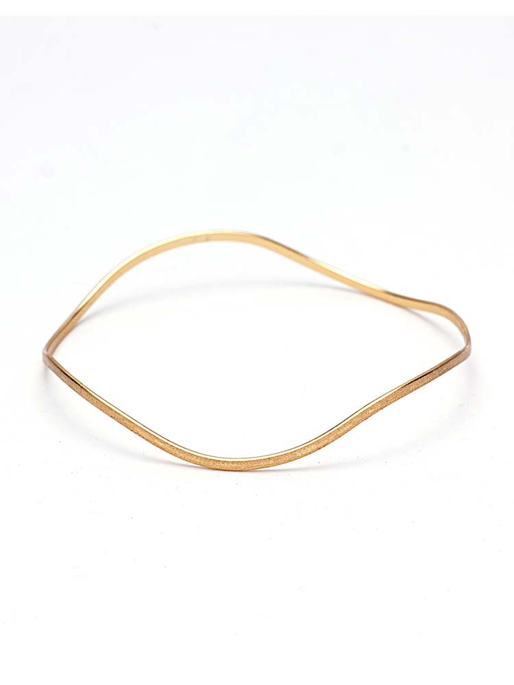 Yaf Sparkle, Plain Wavy Bangle