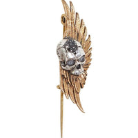 John Varvatos, Wing and Skull Lapel Pin