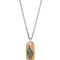 John Varvatos, Wing Dog Tag Necklace