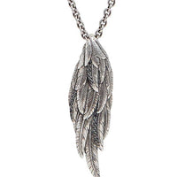 John Varvatos, Black Diamonds Wing Necklace