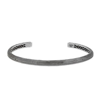 John Varvatos, Brass Cuff Bracelet, Wood Texture