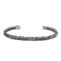 John Varvatos, Artisan Cuff Bracelet, Woven Texture