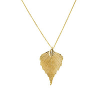 Yaf Sparkle, Birch Leaf Pendant