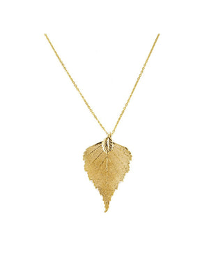 Yaf Sparkle, Birch Leaf Pendant