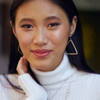 Yaf Sparkle, Triangle Earrings