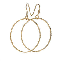 Yaf Sparkle, Wire Hoop Earrings