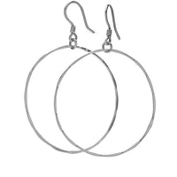 Yaf Sparkle, Wire Hoop Earrings
