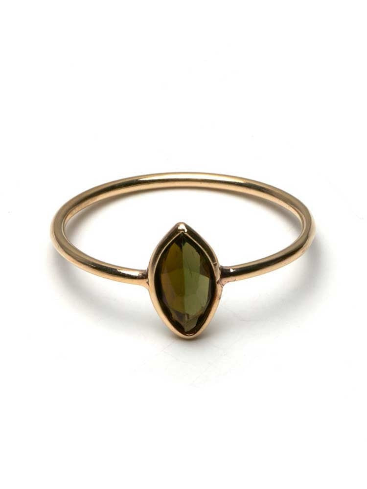 Yaf Sparkle, Marquise Solitaire Ring