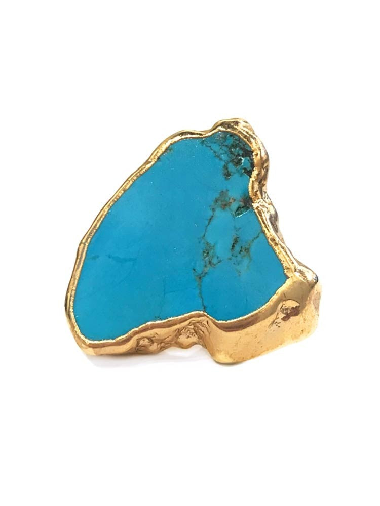 Yaf Sparkle, Turquoise Statement Ring