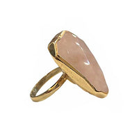 Yaf Sparkle, Rose Quartz Ring