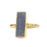 Yaf Sparkle, Rectangular Gemstone Ring