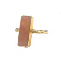 Yaf Sparkle, Rectangular Gemstone Ring