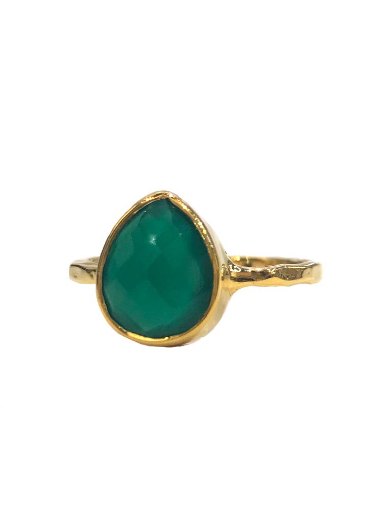 Yaf Sparkle, Pear Gemstone Ring
