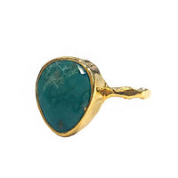 Yaf Sparkle, Pear Gemstone Ring